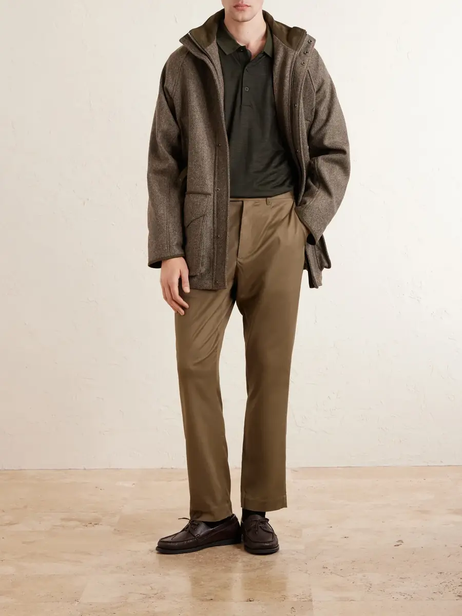 Purdey Straight-Leg Stretch-Lyocell Twill Chinos - Men | Thumbnail 2 Purdey Straight-Leg Stretch-Lyocell Twill Chinos - Men | Thumbnail 2