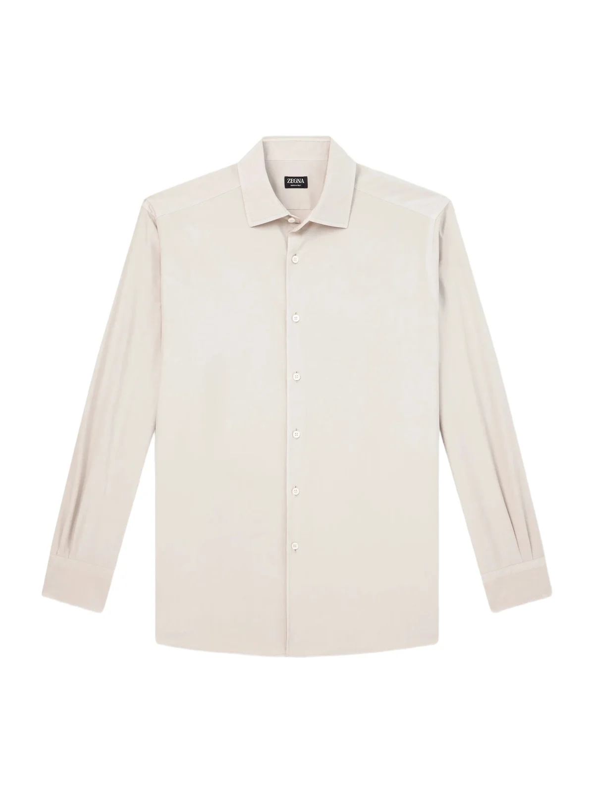 Zegna Garment-Dyed Mulberry Silk Shirt - Men