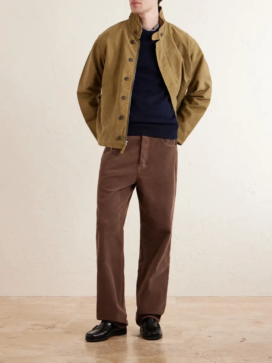 Purdey Wool and Cotton-Blend Sweater - Men | Thumbnail 2 Purdey Wool and Cotton-Blend Sweater - Men | Thumbnail 2