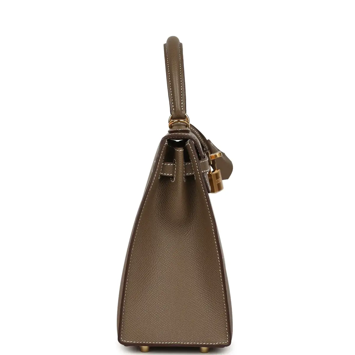 HERMÈS Hermes Kelly Sellier 25 Etoupe Epsom Gold Hardware | Thumbnail 3 HERMÈS Hermes Kelly Sellier 25 Etoupe Epsom Gold Hardware | Thumbnail 3