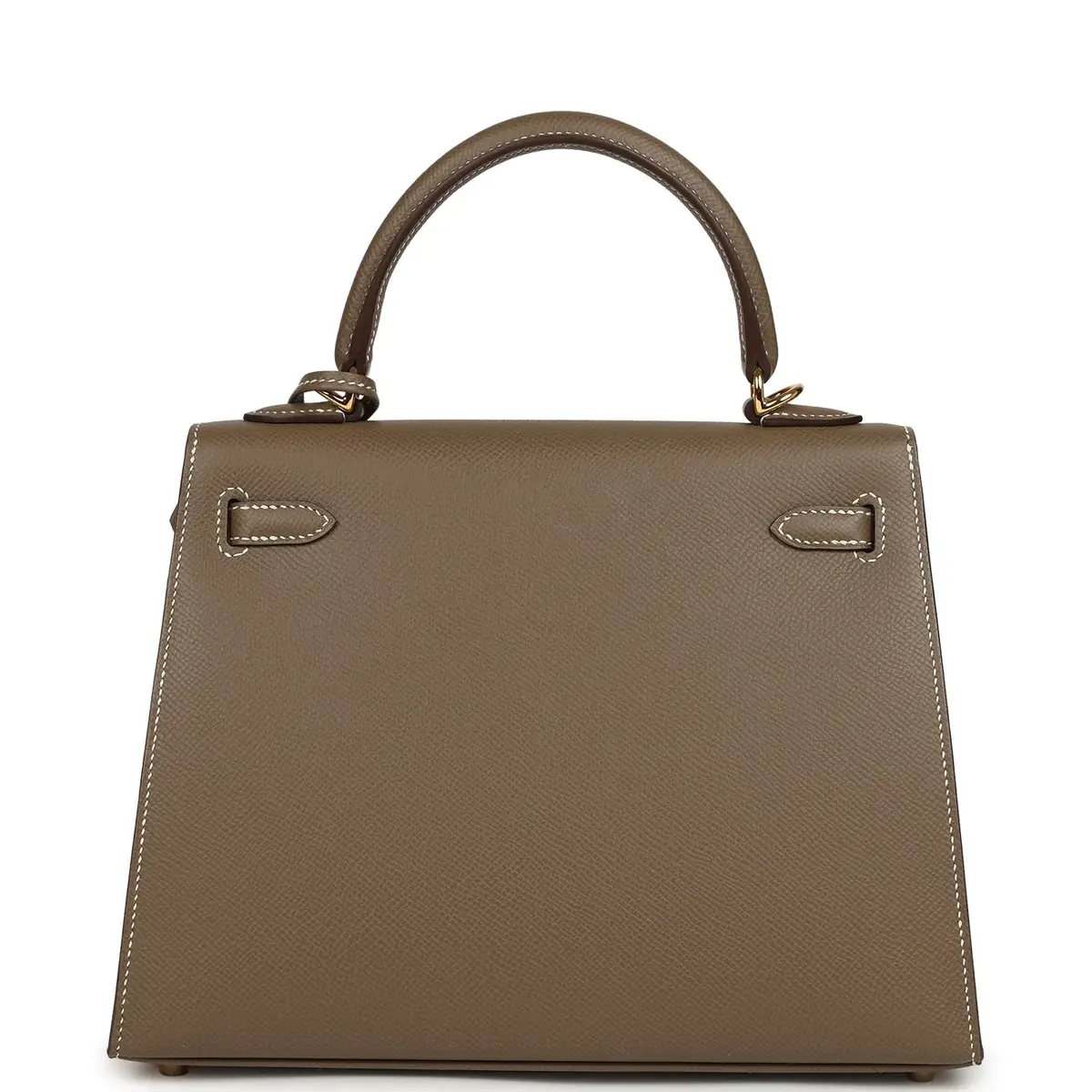 HERMÈS Hermes Kelly Sellier 25 Etoupe Epsom Gold Hardware | Thumbnail 4 HERMÈS Hermes Kelly Sellier 25 Etoupe Epsom Gold Hardware | Thumbnail 4