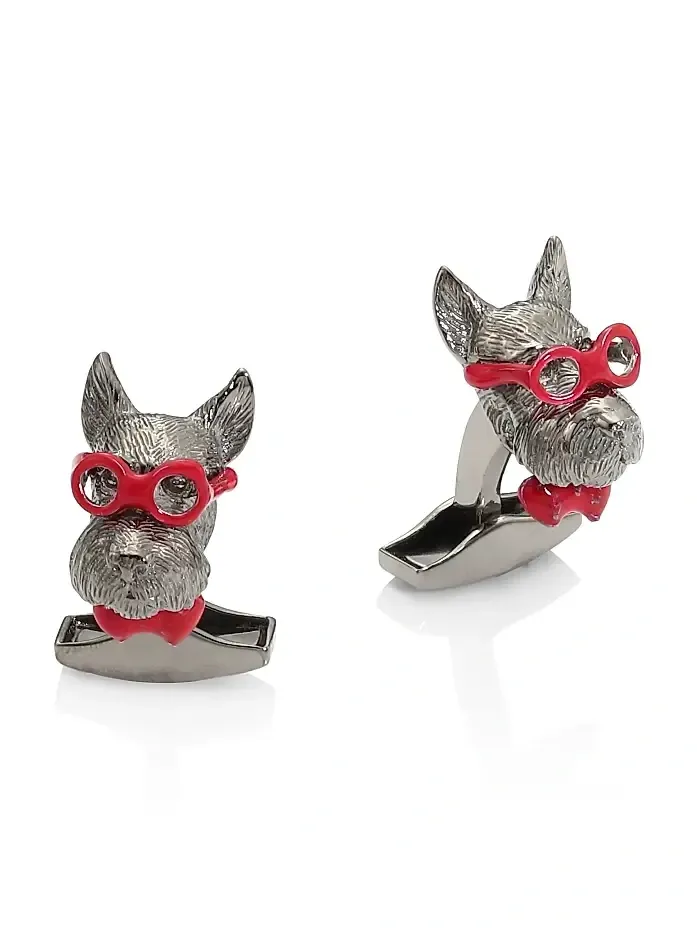 Men's Scottish Terrier Cufflinks Men's Scottish Terrier Cufflinks