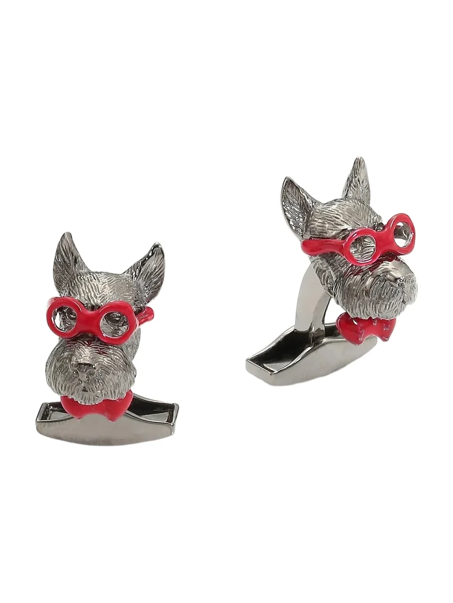 Men's Scottish Terrier Cufflinks Men's Scottish Terrier Cufflinks