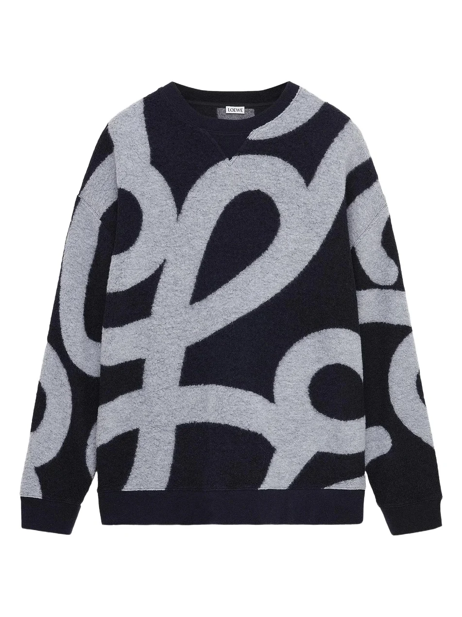 Loewe Men's Logo Crewneck Sweatshirt