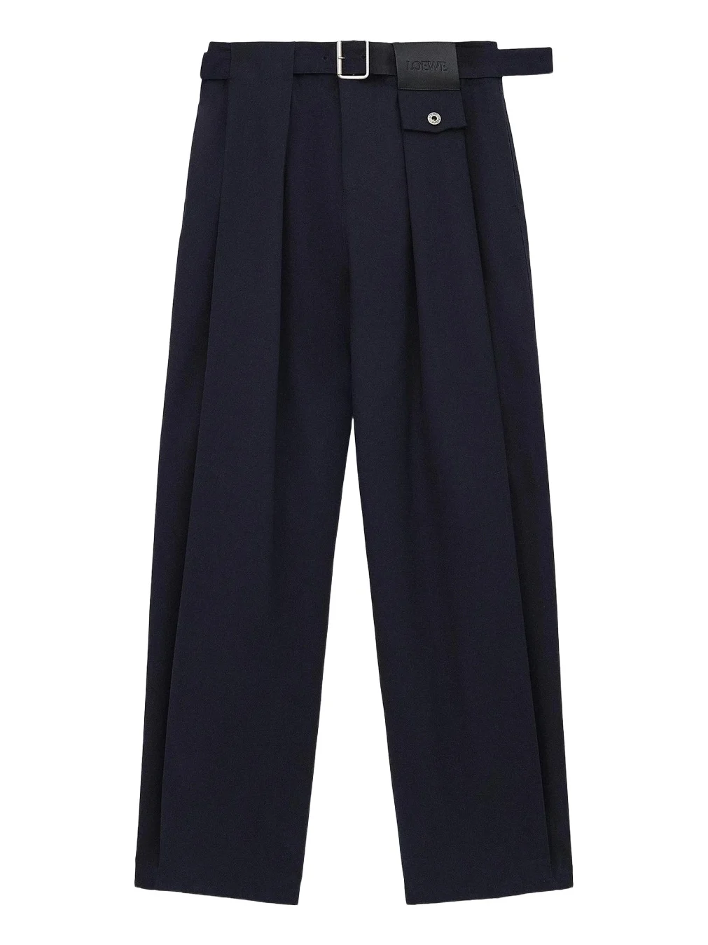 Women's ?Belted Pleated Wide-Leg Trousers Women's ?Belted Pleated Wide-Leg Trousers