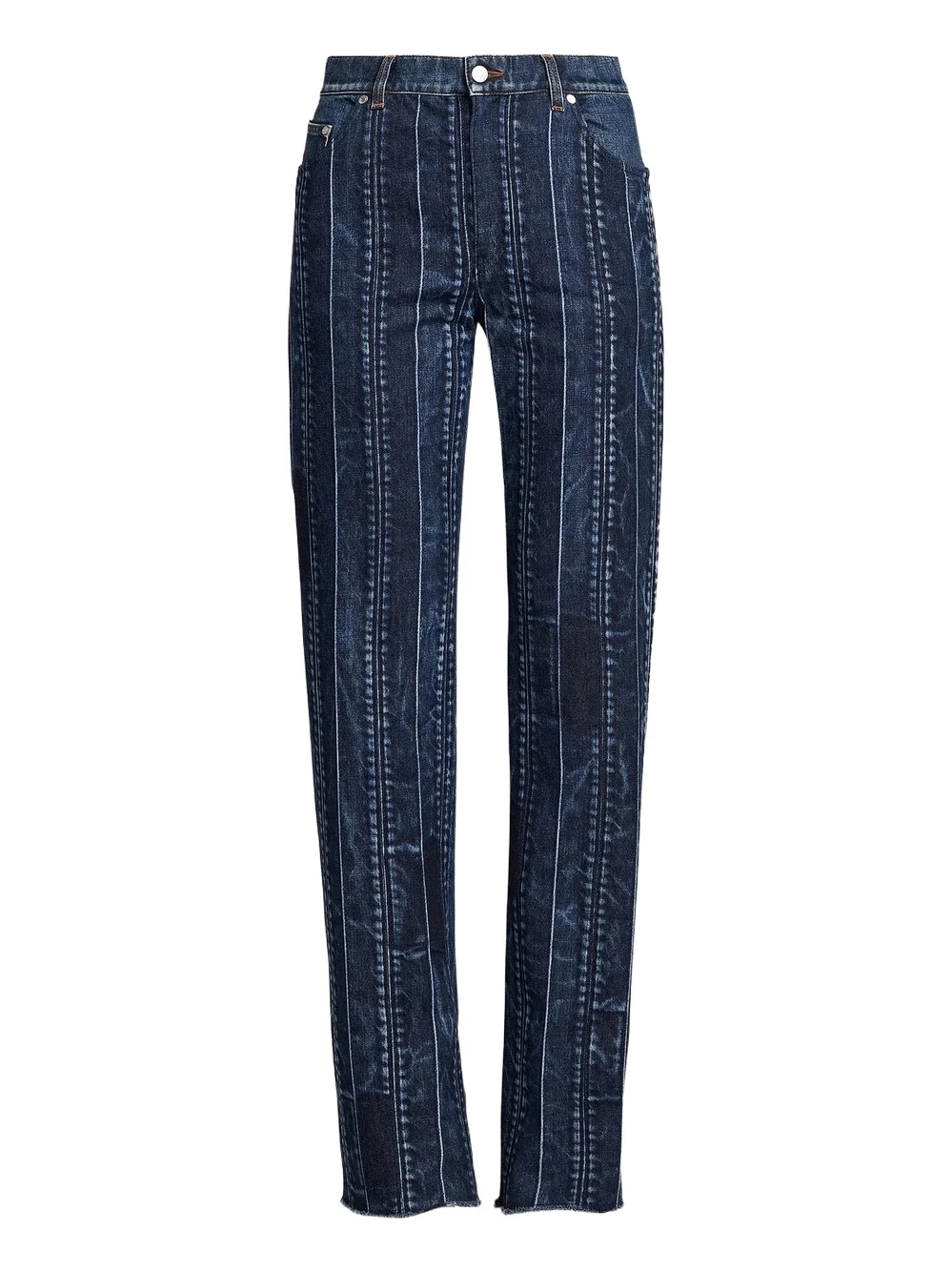 Women's Dyed Mid-Rise Straight Jeans