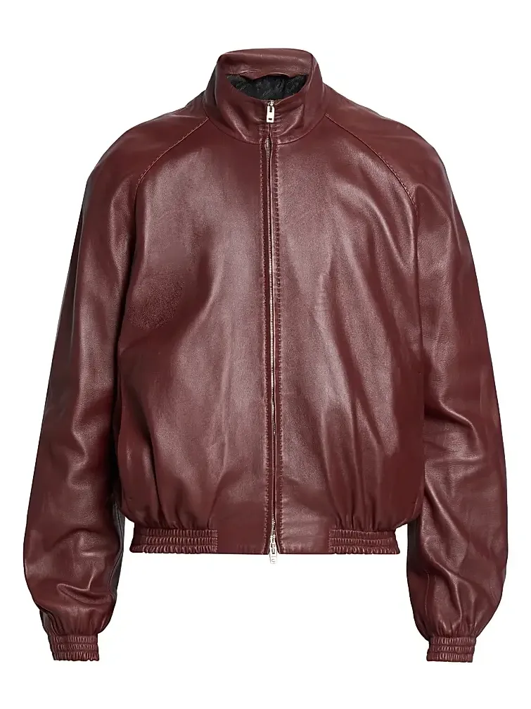 Men's Lokot Leather Bomber Jacket Men's Lokot Leather Bomber Jacket