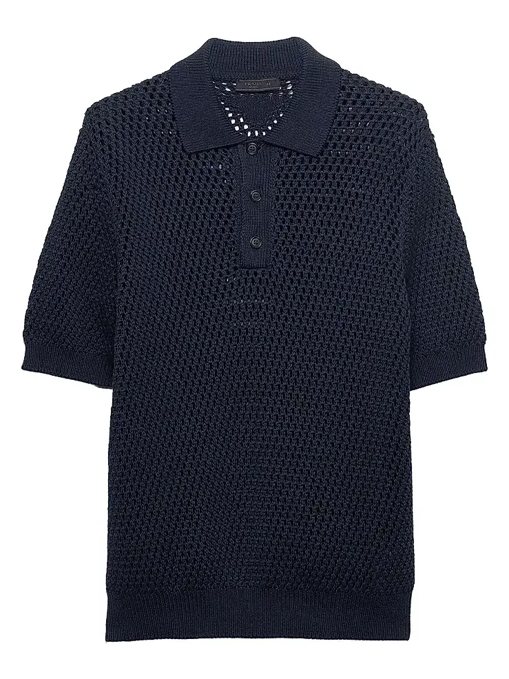 Men's Linen and Cotton Polo Shirt Men's Linen and Cotton Polo Shirt