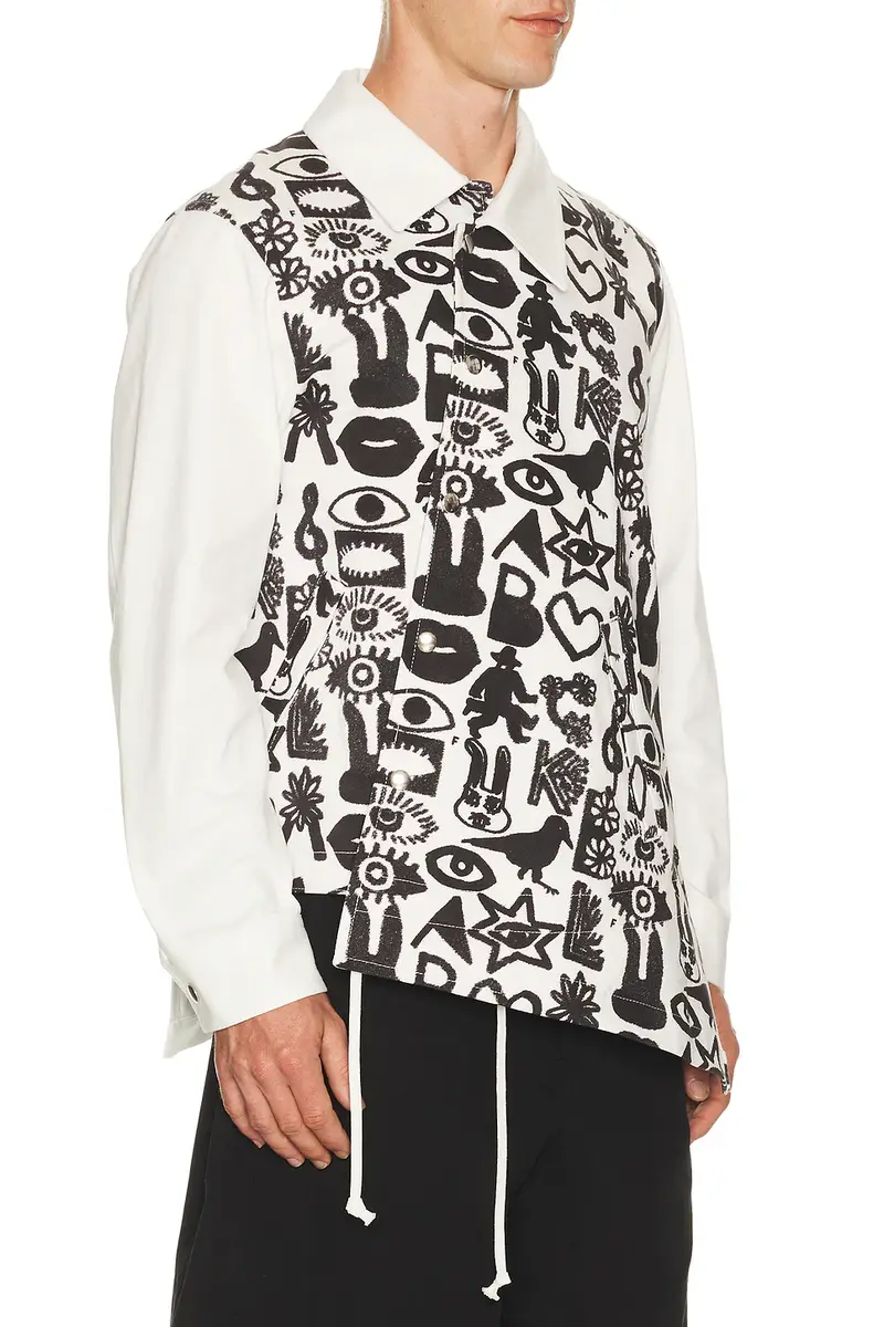 COMME des GARCONS BLACK x Filip Pagowski Printed Shirt | Thumbnail 2 COMME des GARCONS BLACK x Filip Pagowski Printed Shirt | Thumbnail 2