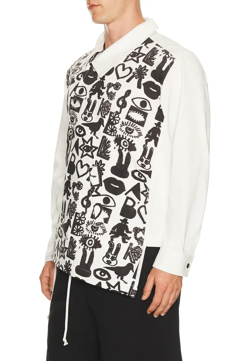 COMME des GARCONS BLACK x Filip Pagowski Printed Shirt | Thumbnail 3 COMME des GARCONS BLACK x Filip Pagowski Printed Shirt | Thumbnail 3