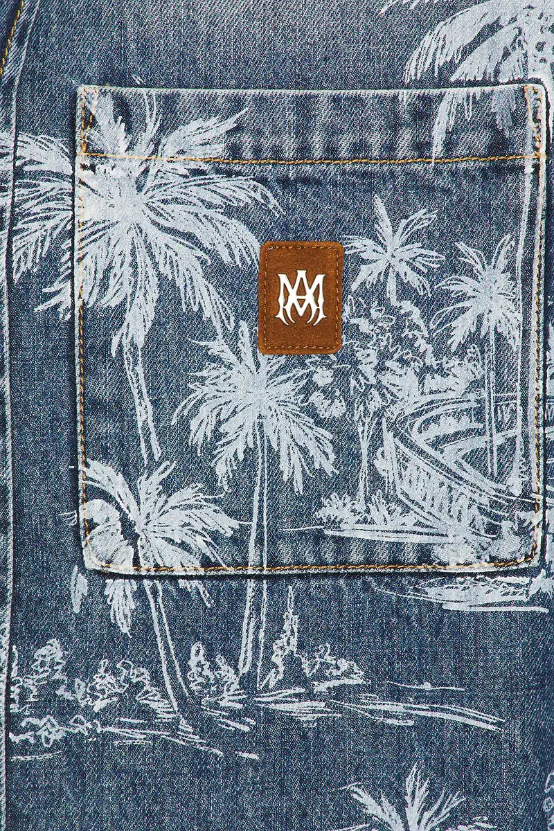 AMIRI Chateau Palms Denim Shirt | Thumbnail 5 AMIRI Chateau Palms Denim Shirt | Thumbnail 5
