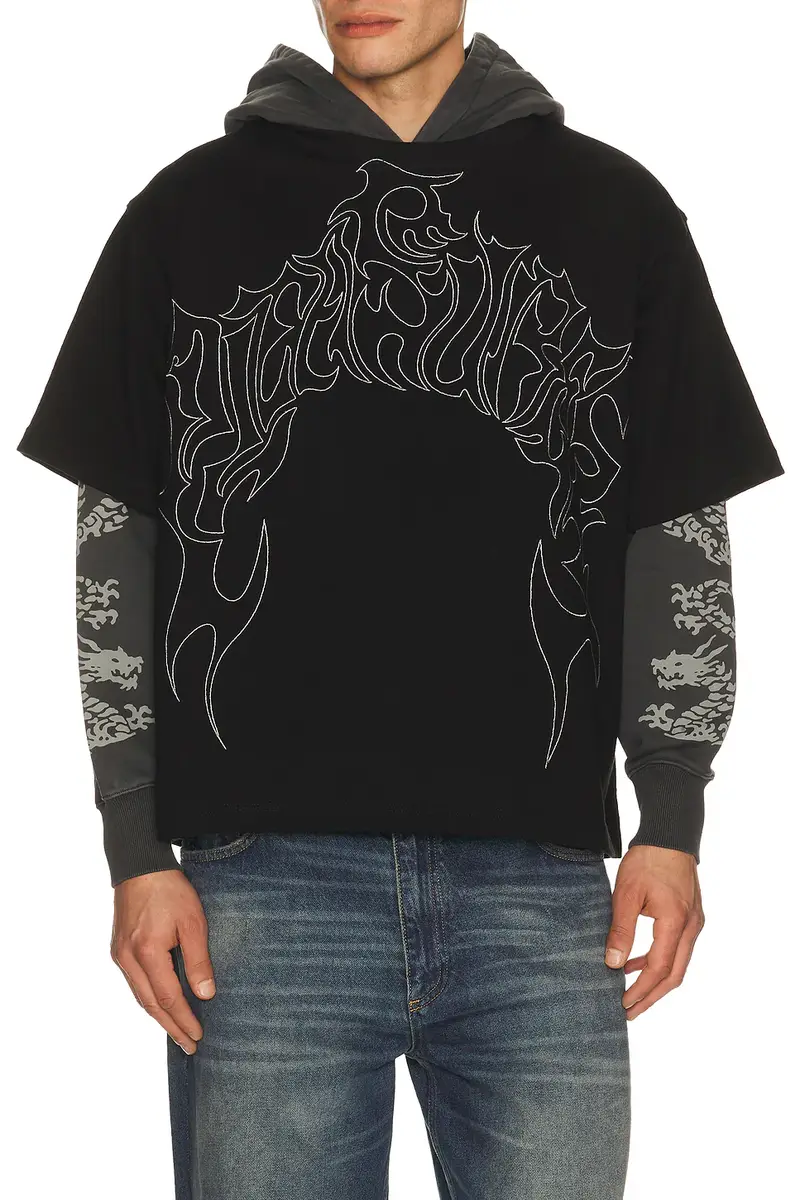 Pleasures Dragon Layered Hoodie | Thumbnail 3