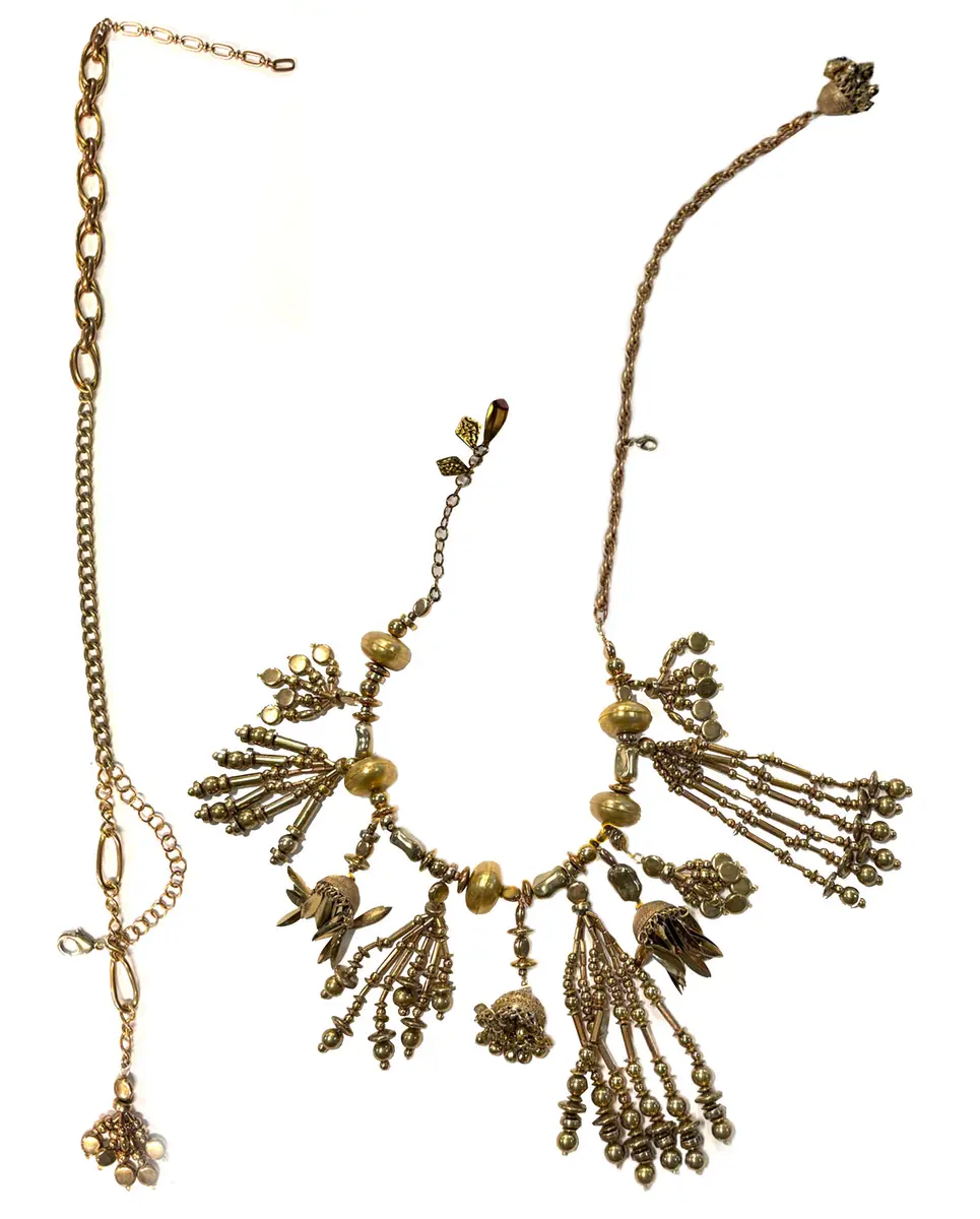 Dries Van Noten Gold Tassel Necklace