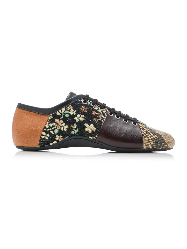 Dries Van Noten Patchwork Ballerina Sneakers