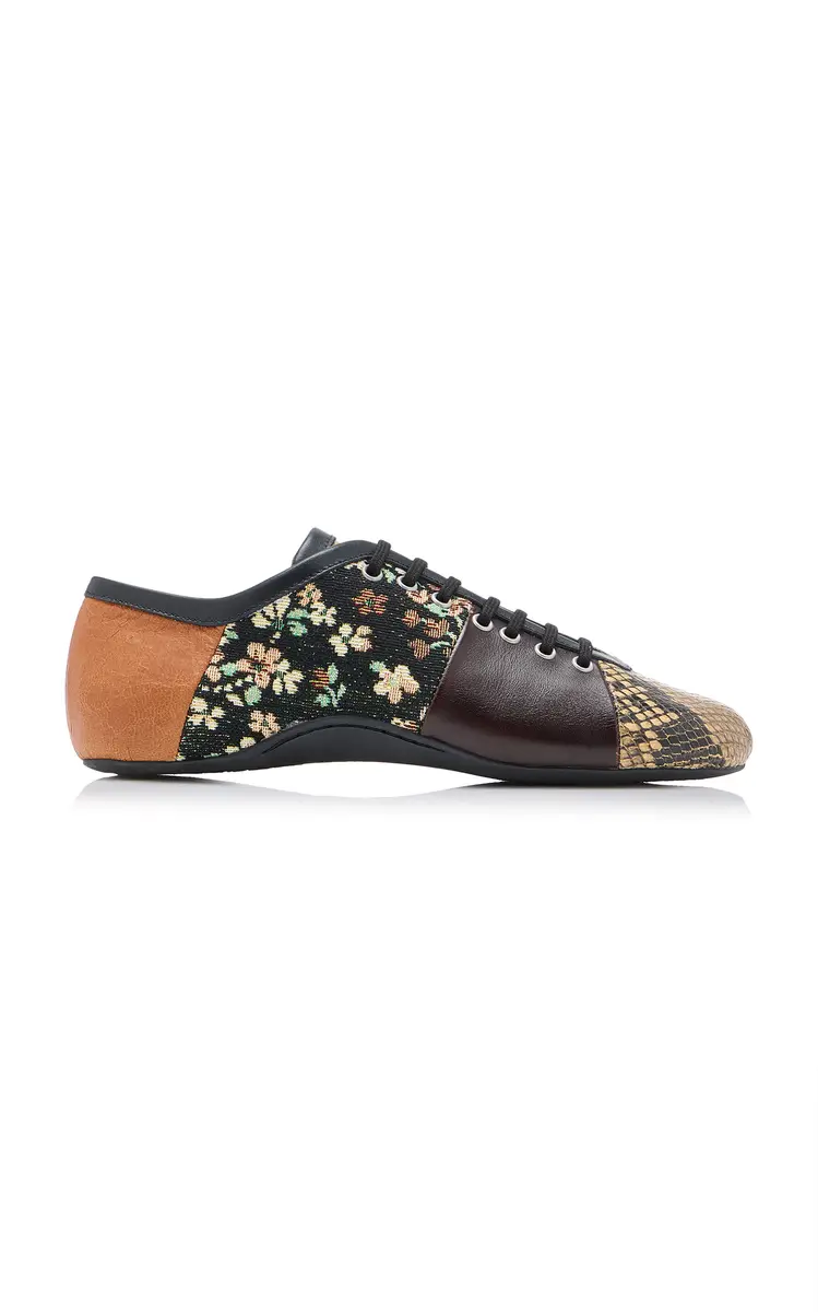 Dries Van Noten Patchwork Ballerina Sneakers