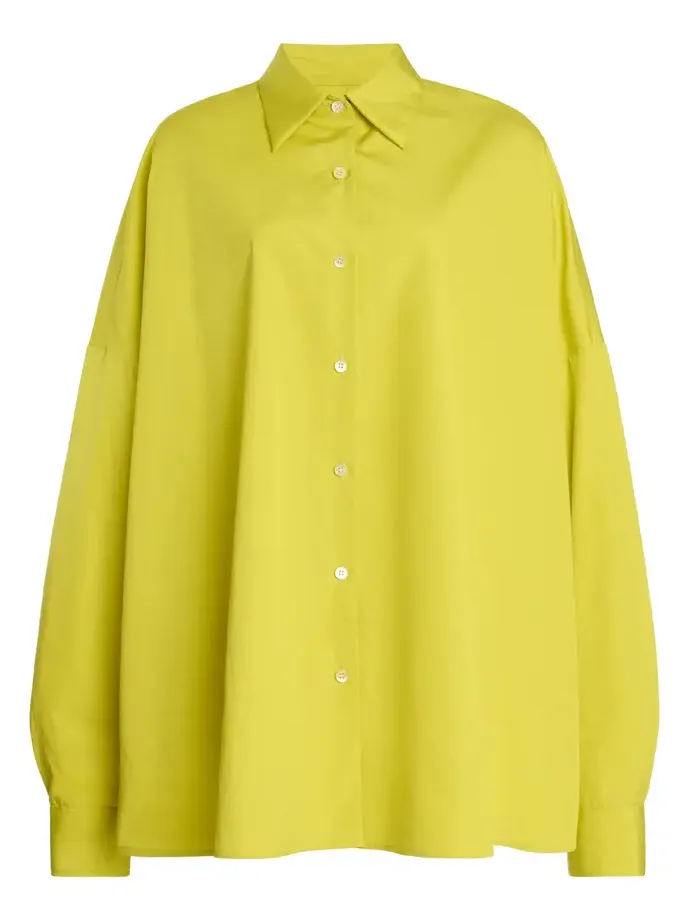 Dries Van Noten Casia Cocoon Cotton-Poplin Shirt