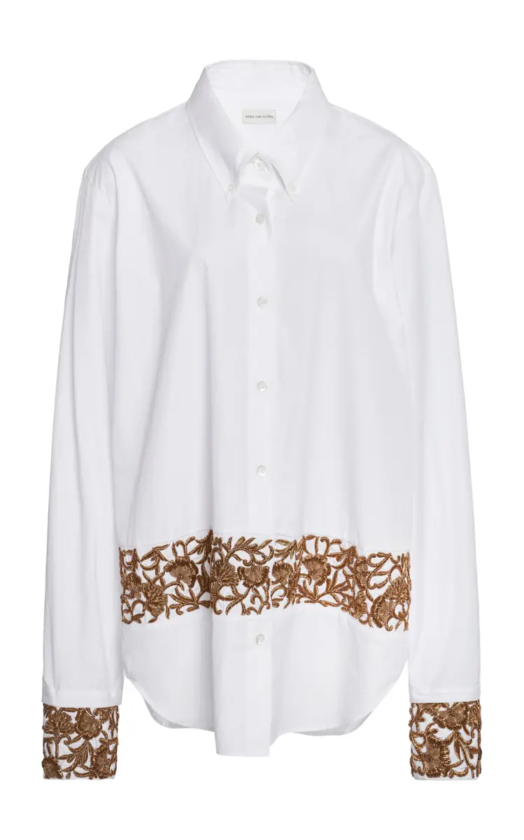 Dries Van Noten Cheers Cotton Shirt
