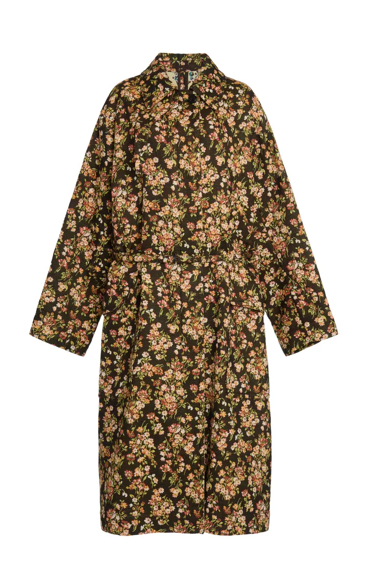 Dries Van Noten Rain Oversized Cotton-Blend Car Coat