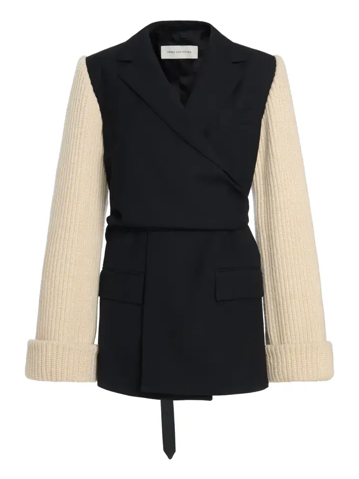 Dries Van Noten Beline Draped Blazer