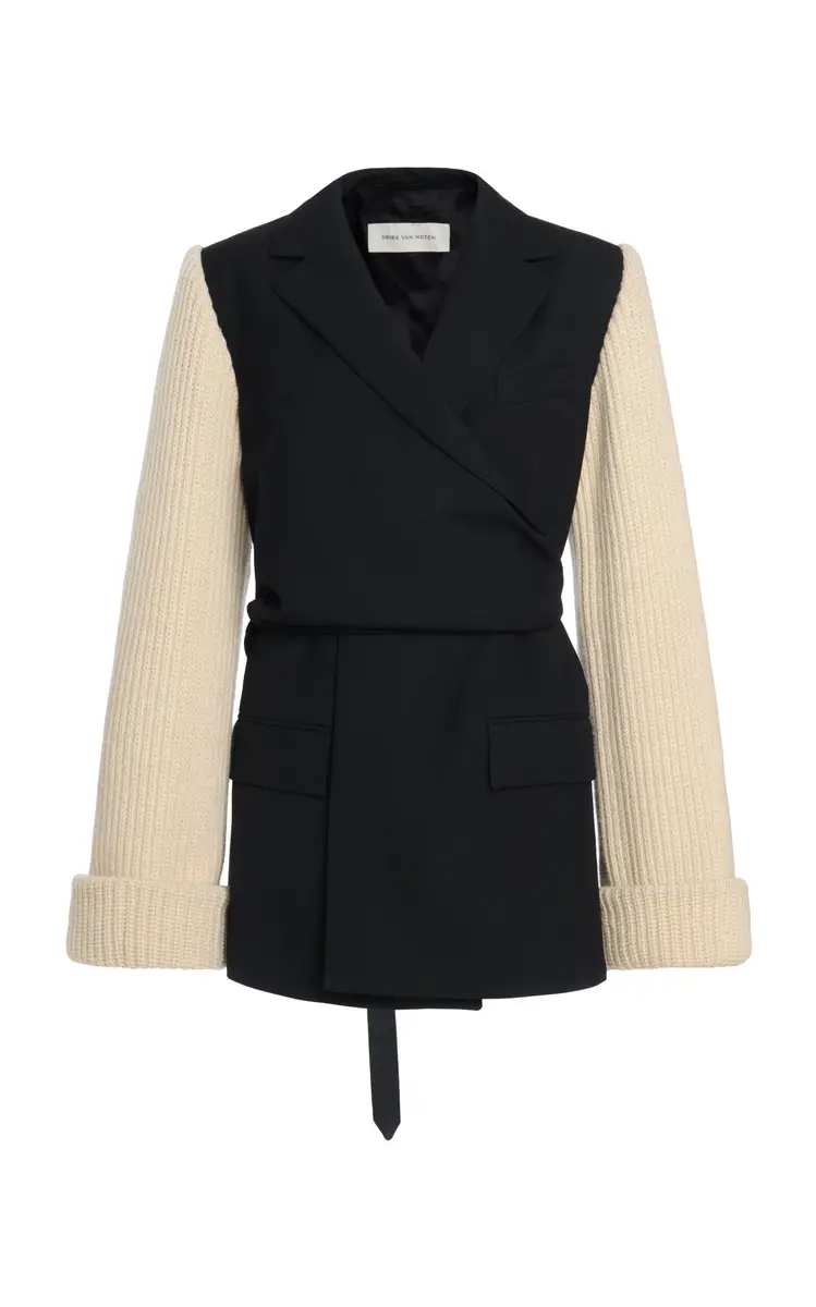 Dries Van Noten Beline Draped Blazer