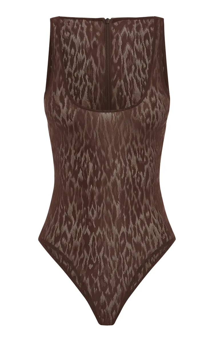 Singlet Leopard Lace Bodysuit
