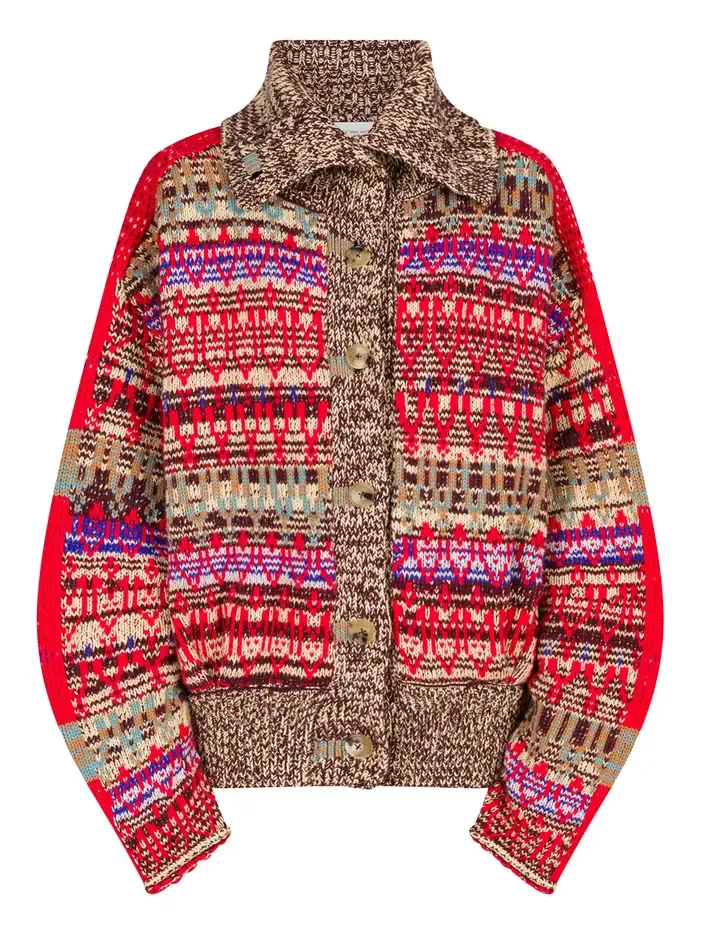 Dries Van Noten Teda Wool-Blend Cardigan