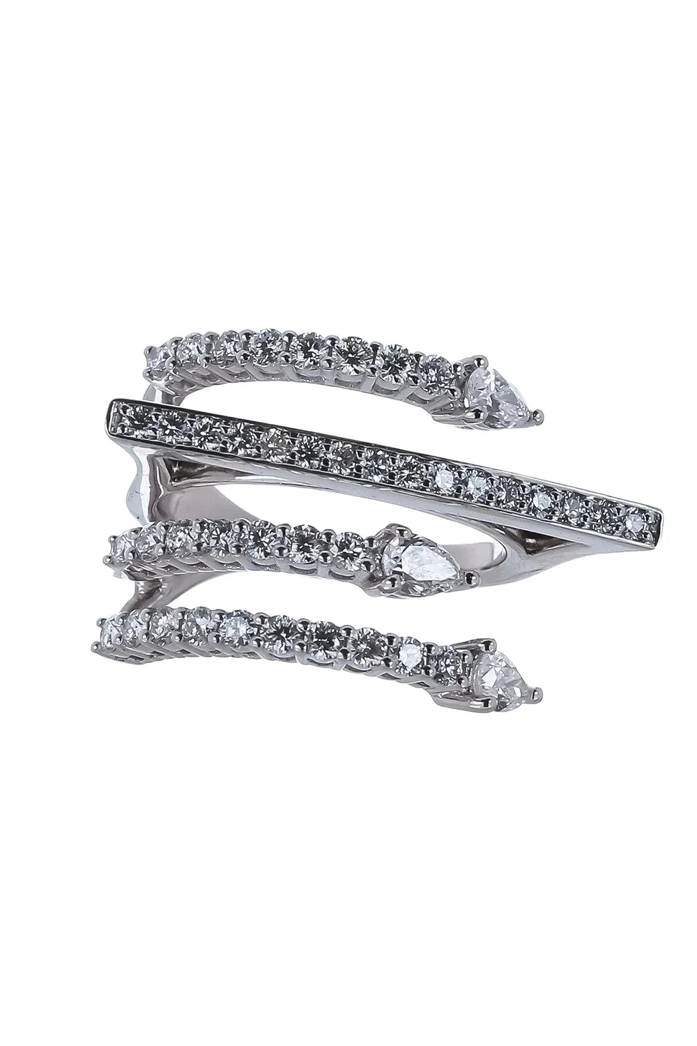 Diamond Four Line Ring Diamond Four Line Ring