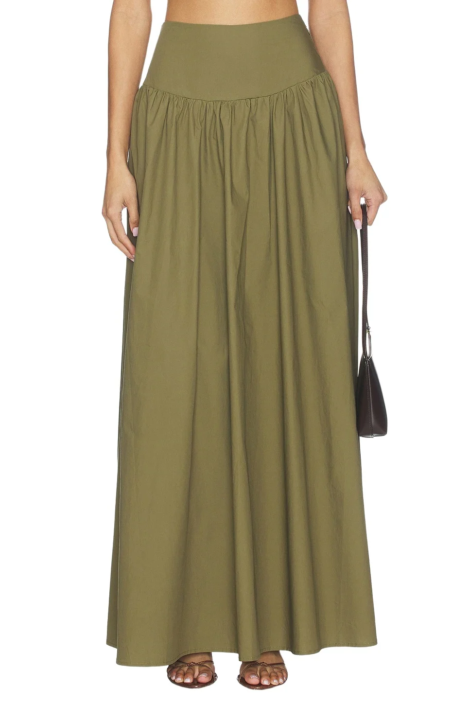 x REVOLVE Poplin Drop Waist Skirt