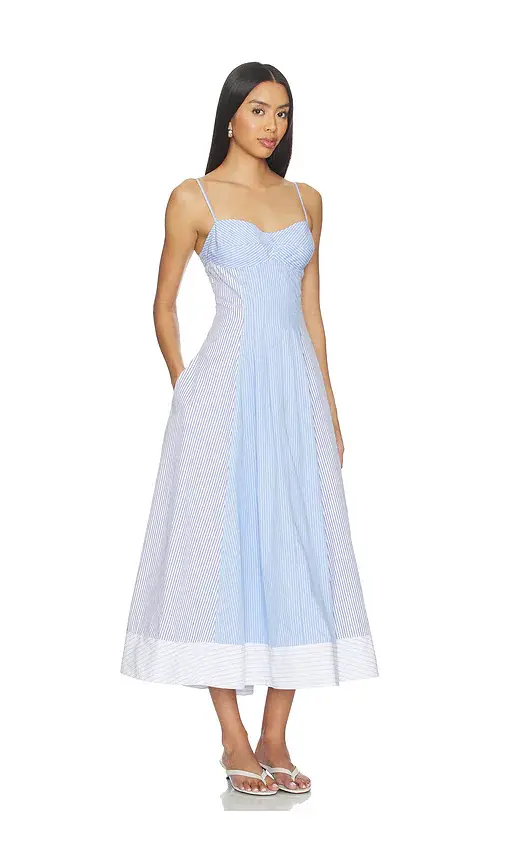 Simkhai Chamberlain Cotton Midi Dress | Thumbnail 2