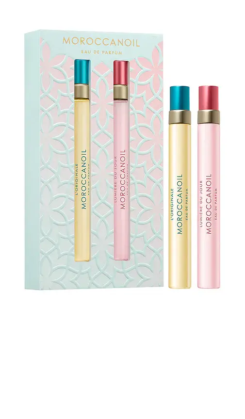 Moroccanoil Mini L'originale & Lumire Du Jour Eau De Parfum Set | Image 1 Moroccanoil Mini L'originale & Lumire Du Jour Eau De Parfum Set | Image 1