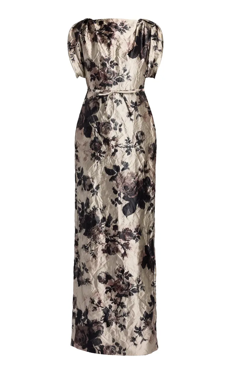 Erdem Textured Satin Gown | Thumbnail 2 Erdem Textured Satin Gown | Thumbnail 2