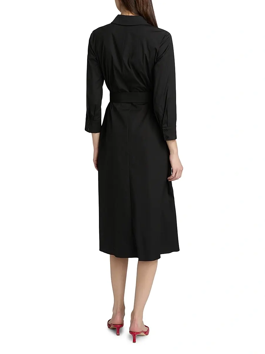 Carolina Herrera Women's Floral Embroidered Cotton-Blend Shirtdress | Thumbnail 5