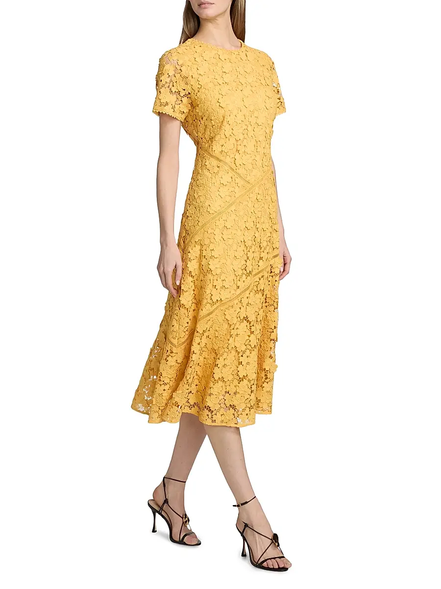 Elie Tahari Women's The Marci Lace Midi-Dress | Thumbnail 2 Elie Tahari Women's The Marci Lace Midi-Dress | Thumbnail 2