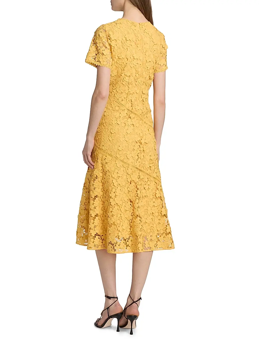 Elie Tahari Women's The Marci Lace Midi-Dress | Thumbnail 5 Elie Tahari Women's The Marci Lace Midi-Dress | Thumbnail 5