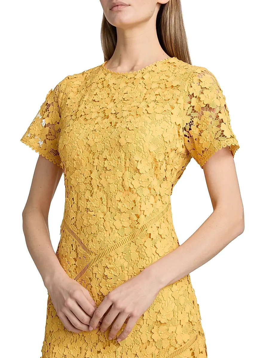 Elie Tahari Women's The Marci Lace Midi-Dress | Thumbnail 6 Elie Tahari Women's The Marci Lace Midi-Dress | Thumbnail 6