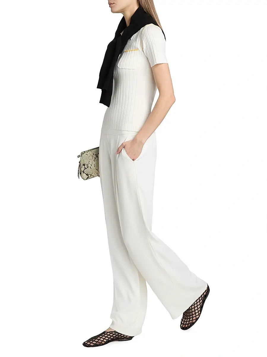 Elie Tahari Women's The Clare Straight-Leg Pants | Thumbnail 2 Elie Tahari Women's The Clare Straight-Leg Pants | Thumbnail 2