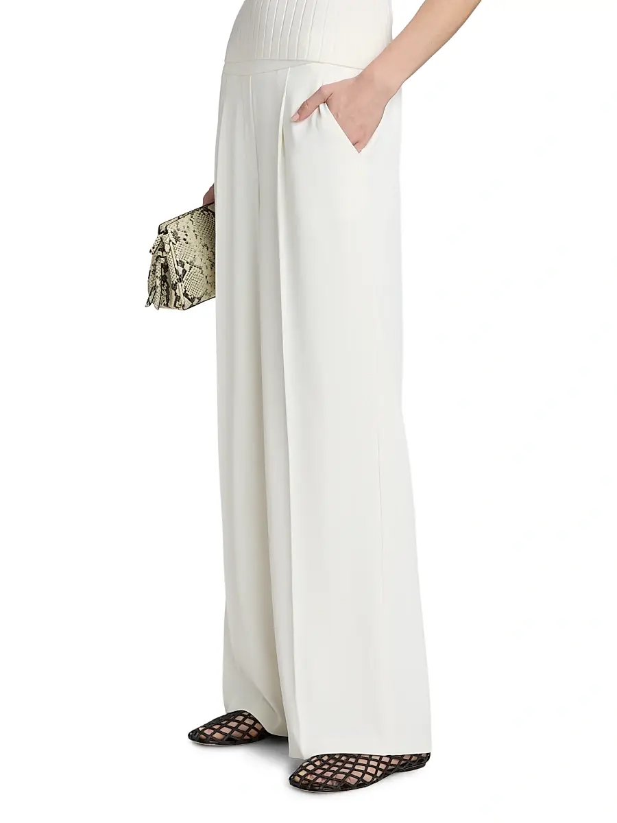 Elie Tahari Women's The Clare Straight-Leg Pants | Thumbnail 4 Elie Tahari Women's The Clare Straight-Leg Pants | Thumbnail 4