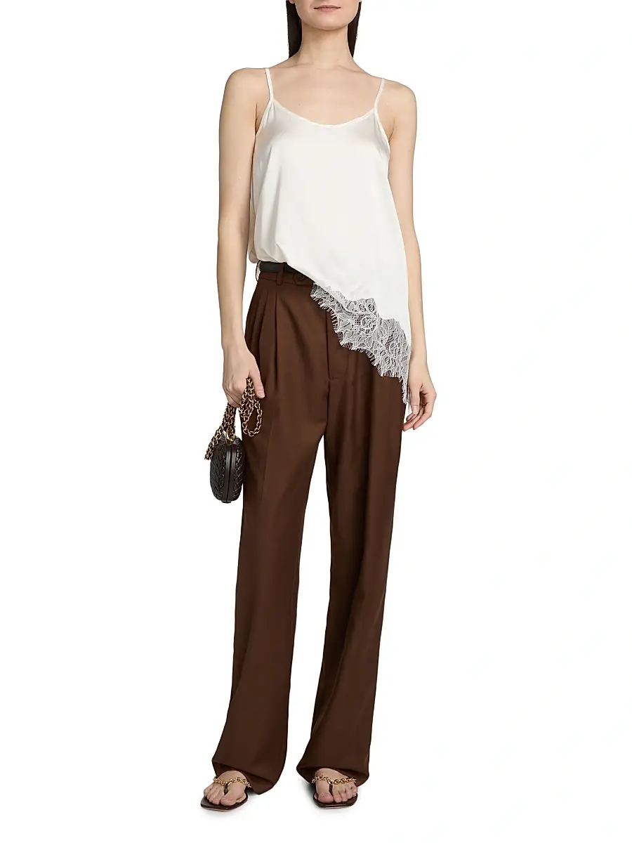 Staud Women's Chloe Silk Tank Top | Thumbnail 2