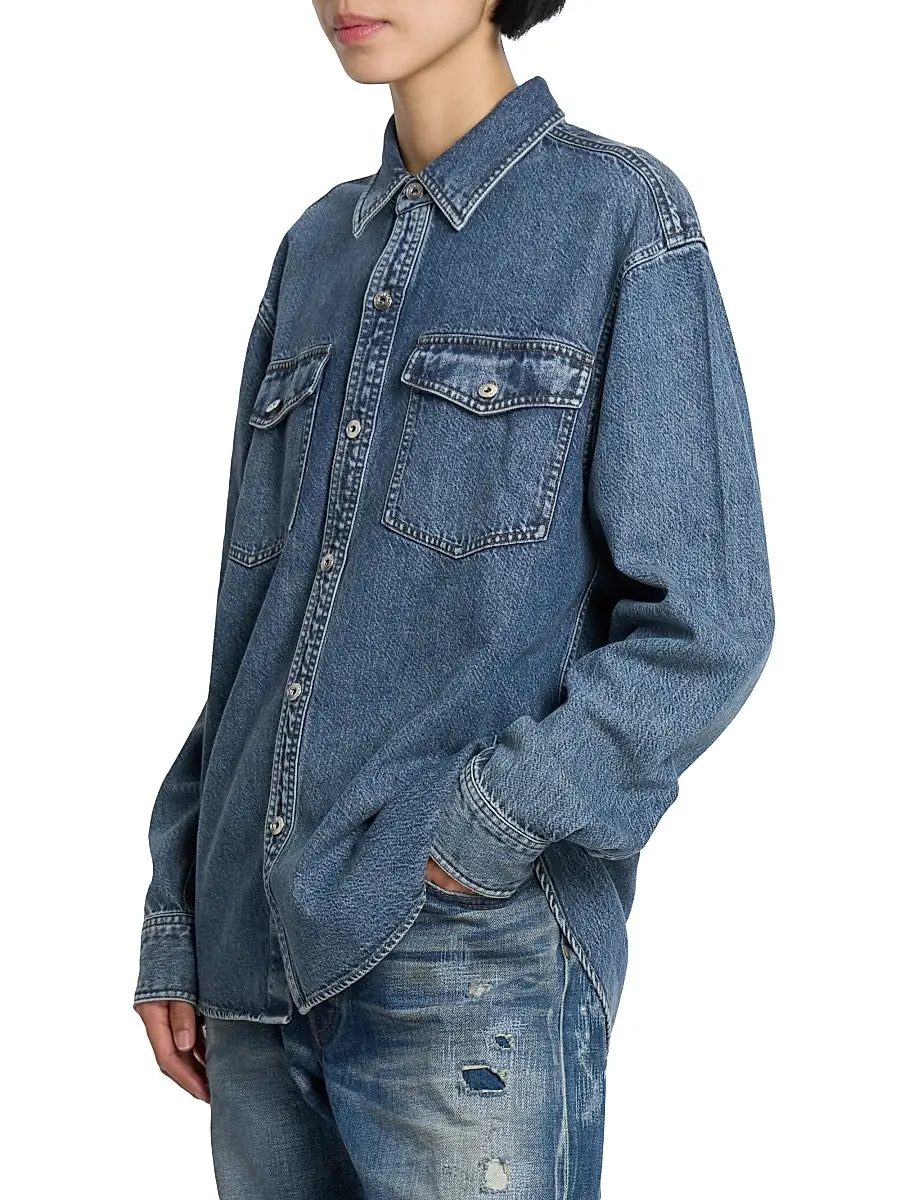JW Anderson Women's Cotton Oversized Shirt | Thumbnail 4 JW Anderson Women's Cotton Oversized Shirt | Thumbnail 4