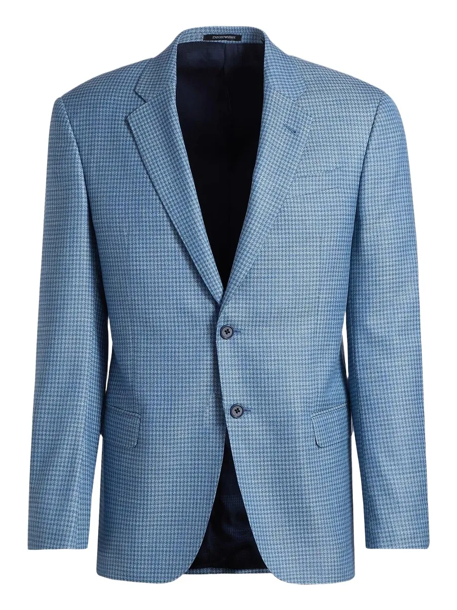 Emporio Armani Men's Textured Houndstooth Sport Coat