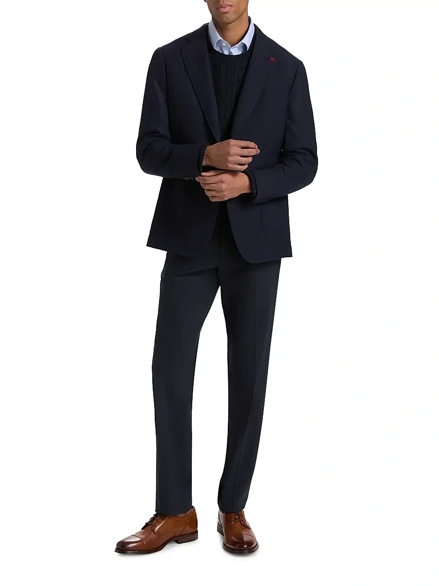 Isaia Men's Capri Wool Jacket | Thumbnail 2 Isaia Men's Capri Wool Jacket | Thumbnail 2