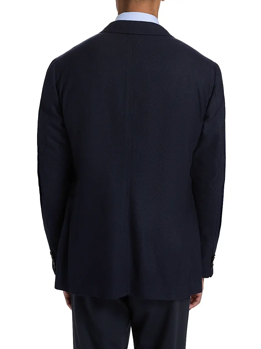Isaia Men's Capri Wool Jacket | Thumbnail 5 Isaia Men's Capri Wool Jacket | Thumbnail 5