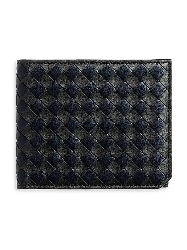 Men's Intrecciato Piccolo Leather Bifold Wallet