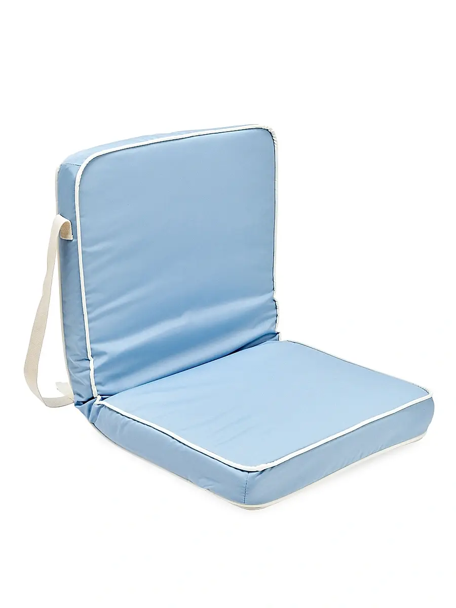 Sunnylife Take Anywhere Sea Sage Folding Chair - Blue | Image 1 Sunnylife Take Anywhere Sea Sage Folding Chair - Blue | Image 1