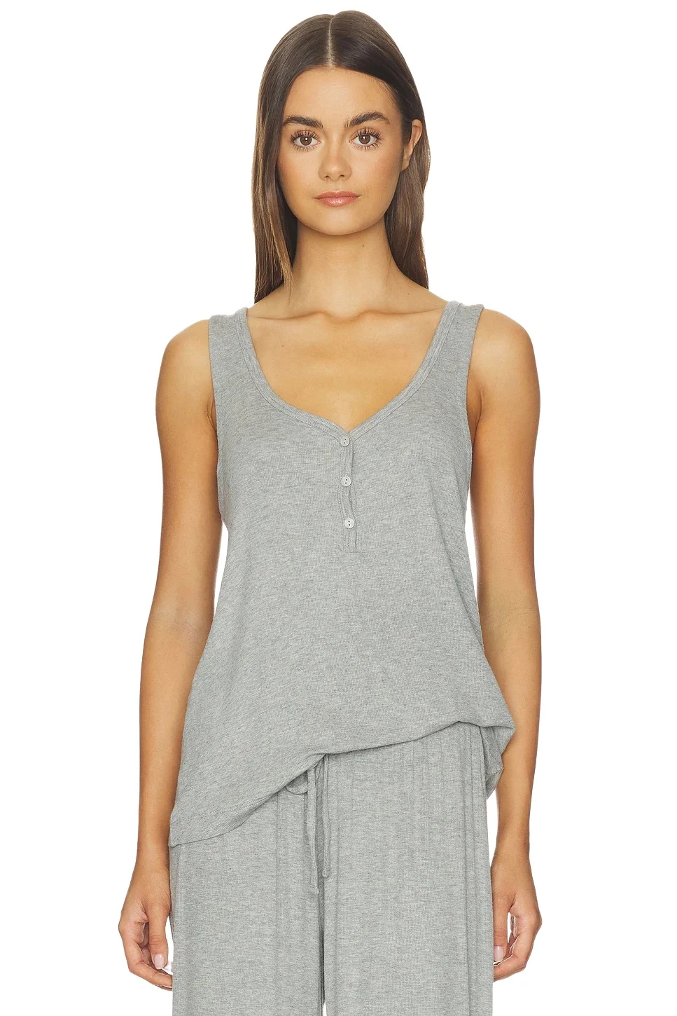 Eberjey Dream Rib Vneck Tank Top