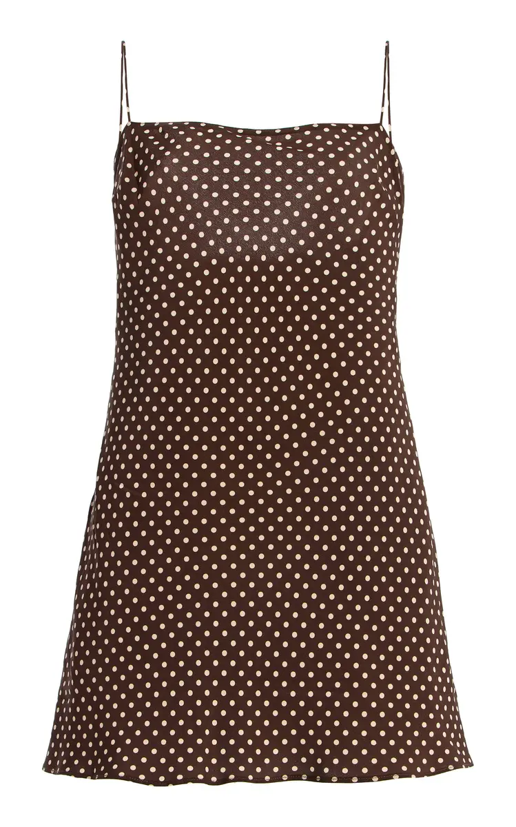 Matteau Square Silk Slip Mini Dress | Image 1 Matteau Square Silk Slip Mini Dress | Image 1