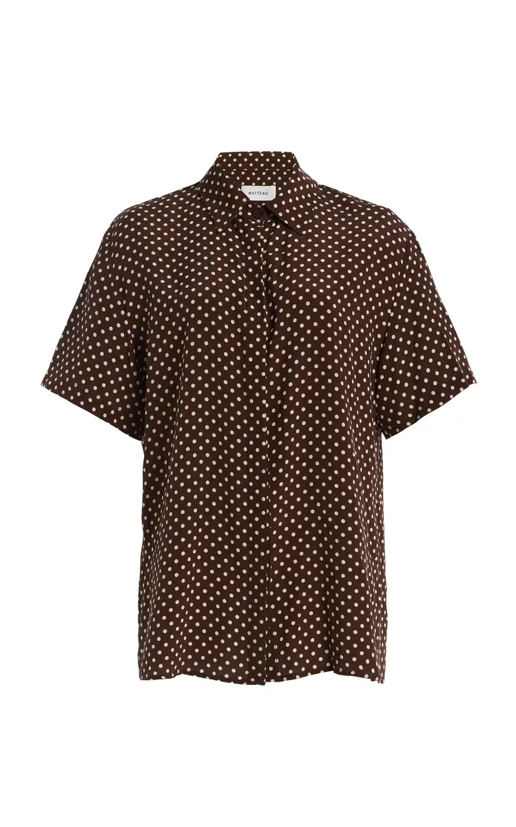 Matteau Polka-Dot Silk Shirt | Thumbnail 6 Matteau Polka-Dot Silk Shirt | Thumbnail 6