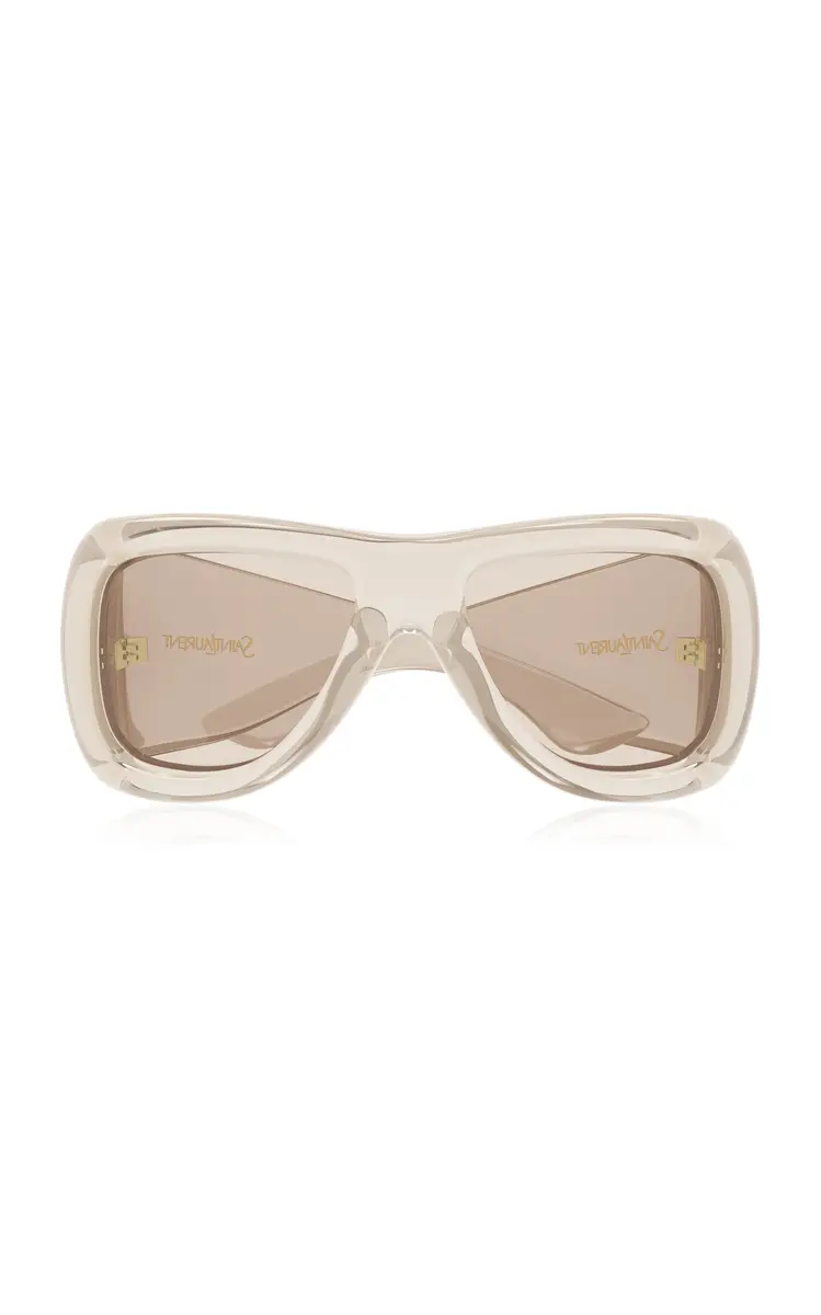 Saint Laurent Howl Mask-Frame Acetate Sunglasses | Thumbnail 7 Saint Laurent Howl Mask-Frame Acetate Sunglasses | Thumbnail 7