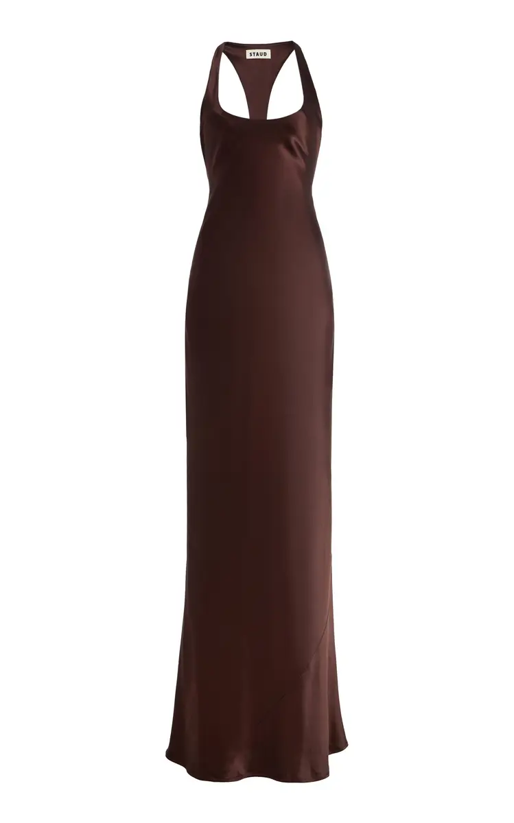STAUD Juanita Silk Maxi Dress | Image 1 STAUD Juanita Silk Maxi Dress | Image 1