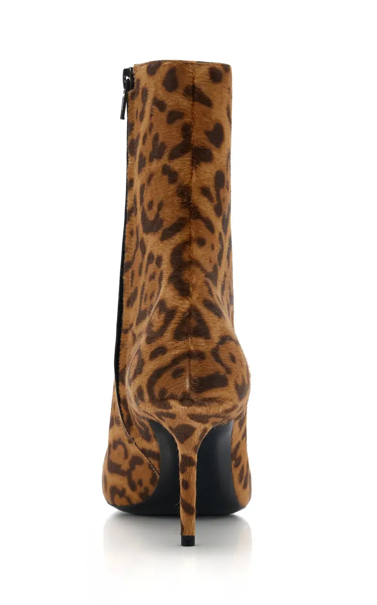 Saint Laurent Ashley Leopard-Print Pony Hair Ankle Boots | Thumbnail 5 Saint Laurent Ashley Leopard-Print Pony Hair Ankle Boots | Thumbnail 5